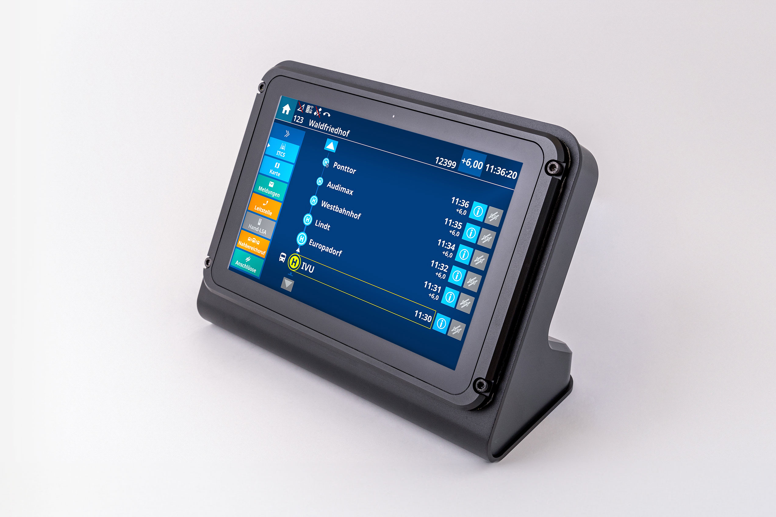 Bordrechnersoftware IVU.cockpit für Busse und Züge
