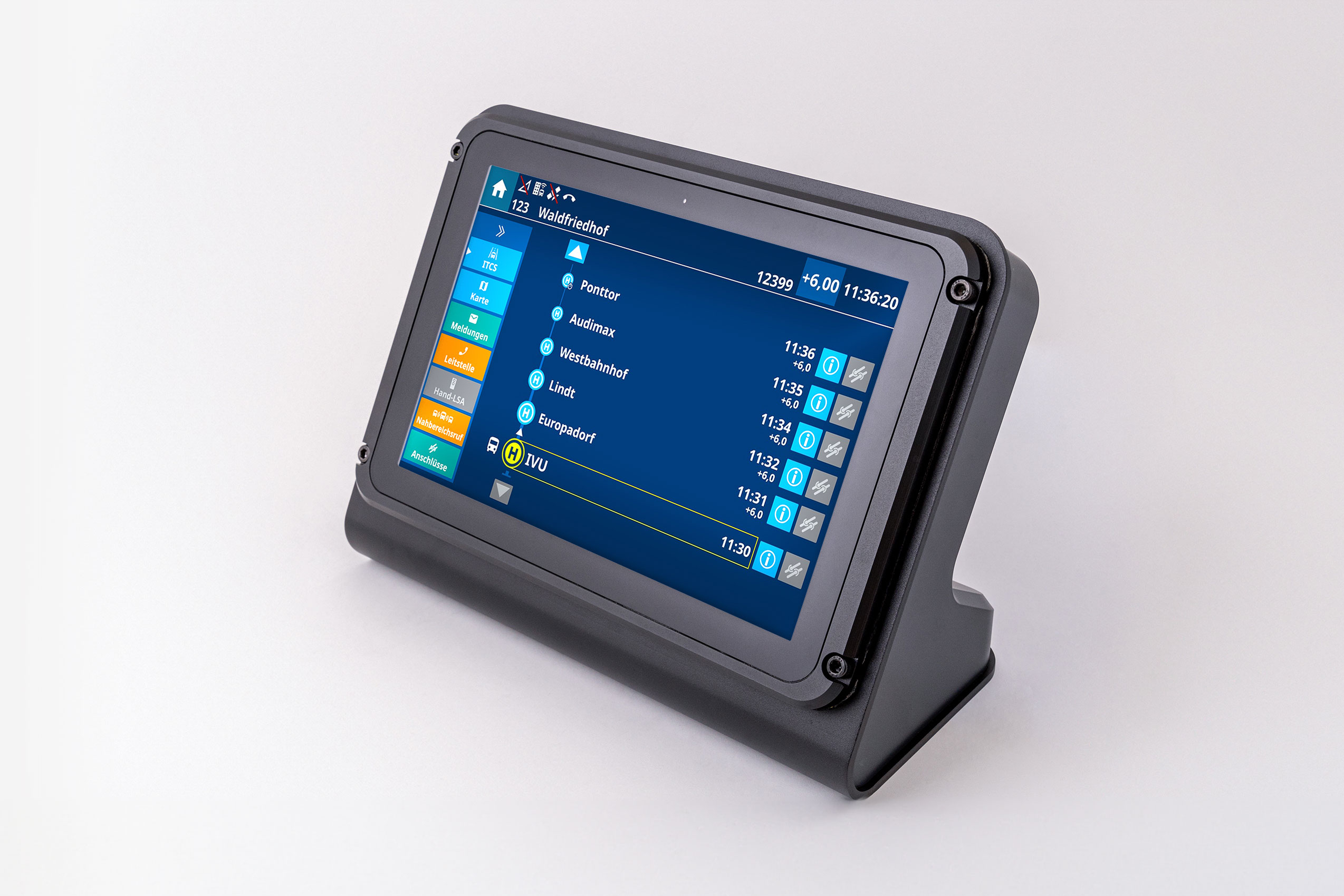 Bordrechnersoftware IVU.cockpit für Busse und Züge