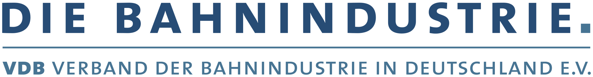 IVU afiliación - Logo Verband der Bahnindustrie